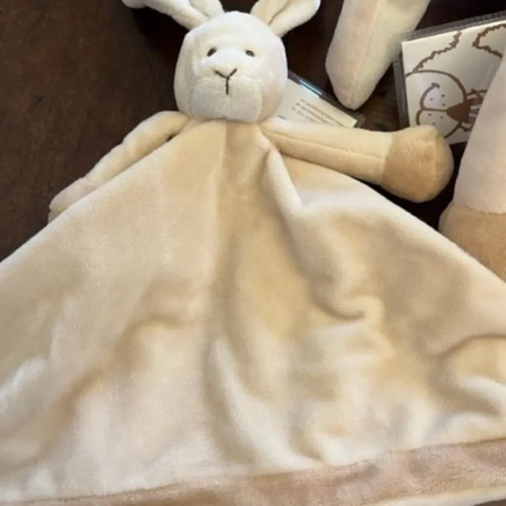 NWT Swedish‎ Plush Bunny and Lovey set